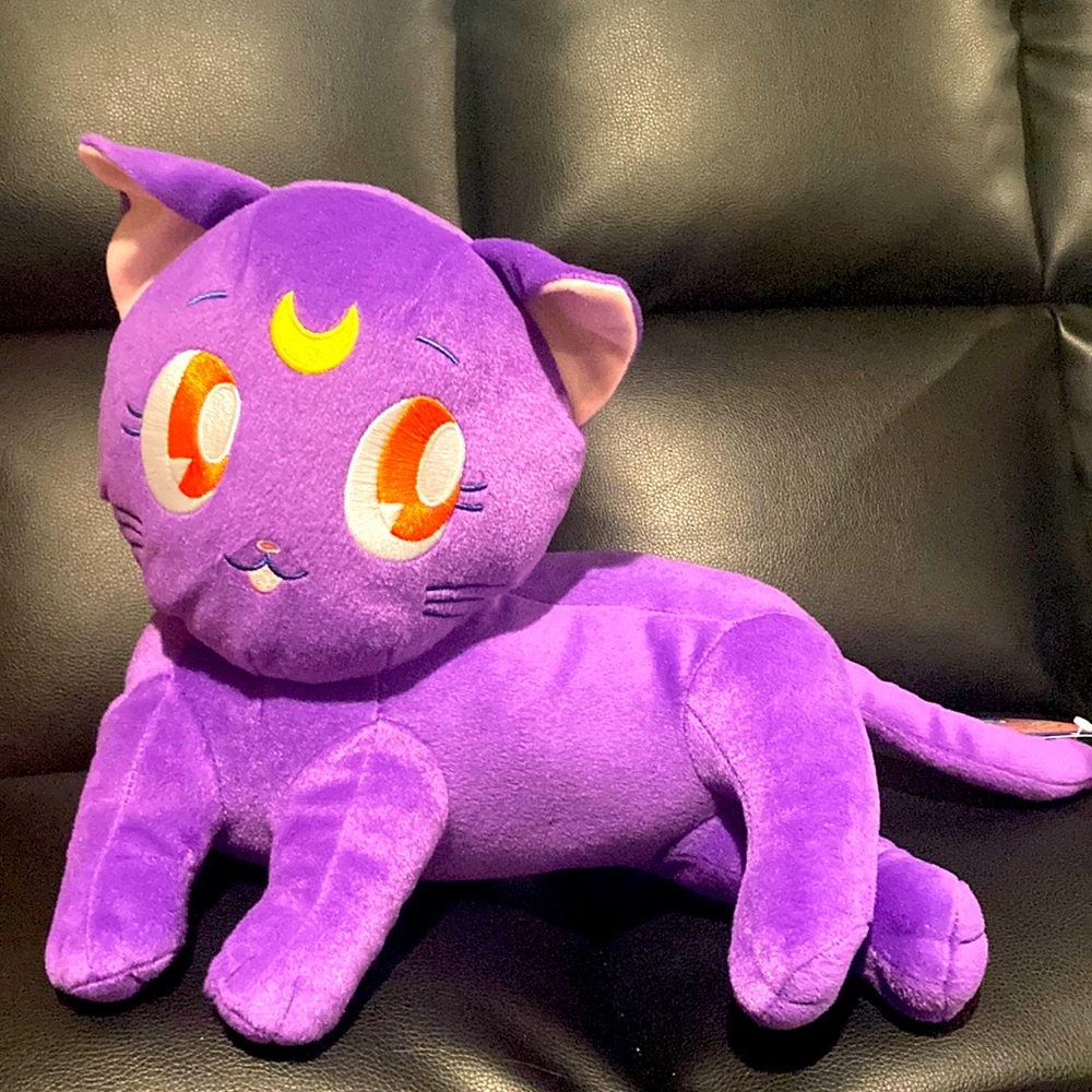 Sailor Moon Luna Plushie w/ Tag 12”